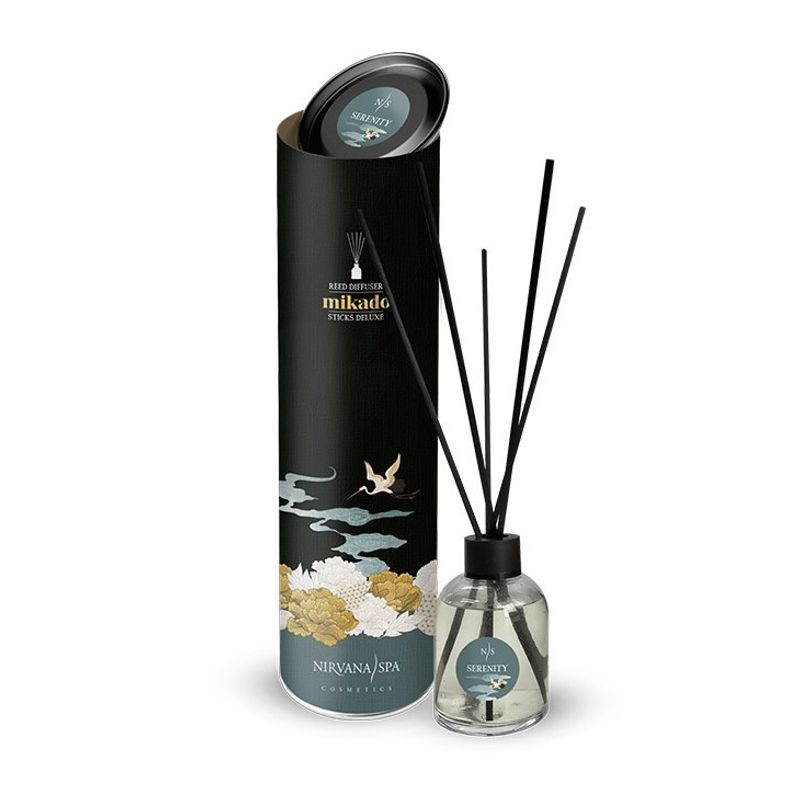 Casa si Gradina - Decoratiuni - Aromaterapie si lumanari - Odorizante camera - Odorizant cu betisoare pentru casa, Mikado Serenity, 100 ml - Infinity.ro