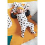 Fashion, accesorii si bijuterii - Copii - Accesorii copii - Caciuli si palarii copii - Caciulita (181054) Colectia "Big Trucks" 2021 Alba Marimea 68 - Infinity.ro