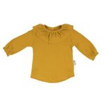 Fashion, accesorii si bijuterii - Copii - Imbracaminte copii - Bluze si camasi copii - Bluza cu maneca lunga (159138) Nicol "Lili" Mustar Mar. 110 - Infinity.ro