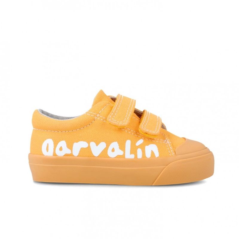 Fashion, accesorii si bijuterii - Copii - Incaltaminte copii - Sneakers si tenisi copii - Tenisi canvas pentru copii Garvalin, amarillo (Marime: 22) - Infinity.ro
