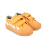 Fashion, accesorii si bijuterii - Copii - Incaltaminte copii - Sneakers si tenisi copii - Tenisi canvas pentru copii Garvalin, amarillo (Marime: 22) - Infinity.ro