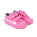 Fashion, accesorii si bijuterii - Copii - Incaltaminte copii - Sneakers si tenisi copii - Tenisi canvas pentru copii Garvalin, rosa (Marime: 25) - Infinity.ro