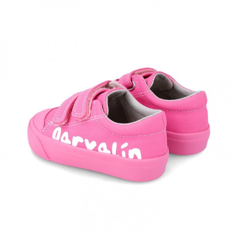 Fashion, accesorii si bijuterii - Copii - Incaltaminte copii - Sneakers si tenisi copii - Tenisi canvas pentru copii Garvalin, rosa (Marime: 25) - Infinity.ro