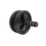 Sport si Outdoor - Fitness - Aparate fitness - Accesorii aparate fitness - Roata cu manere, cu covoras pentru genunchi, XQ Max, pentru antrenament fitness, negru - Infinity.ro