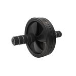 Sport si Outdoor - Fitness - Aparate fitness - Accesorii aparate fitness - Roata cu manere, cu covoras pentru genunchi, XQ Max, pentru antrenament fitness, negru - Infinity.ro