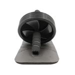 Sport si Outdoor - Fitness - Aparate fitness - Accesorii aparate fitness - Roata cu manere, cu covoras pentru genunchi, XQ Max, pentru antrenament fitness, negru - Infinity.ro