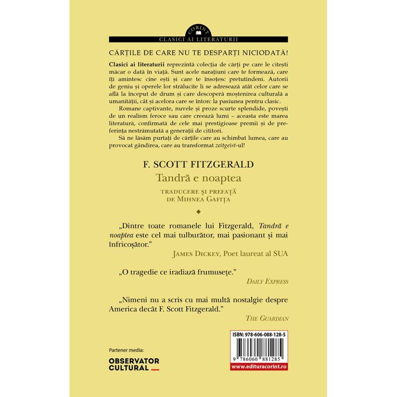 Carti si Birotica - Carti - Fictiune - Tandra e noaptea - Infinity.ro