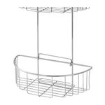 Casa si Gradina - Sanitare - Suporturi si accesorii baie - Accesorii baie - Etajera Poco pentru cabina dus, cu 2 polite, otel cromat, argintiu - Infinity.ro