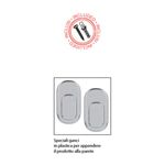 Casa si Gradina - Sanitare - Suporturi si accesorii baie - Suporturi baie - Etajera coltar Francy, 2 polite, otel cromat, argintiu, 22x22x34 cm - Infinity.ro