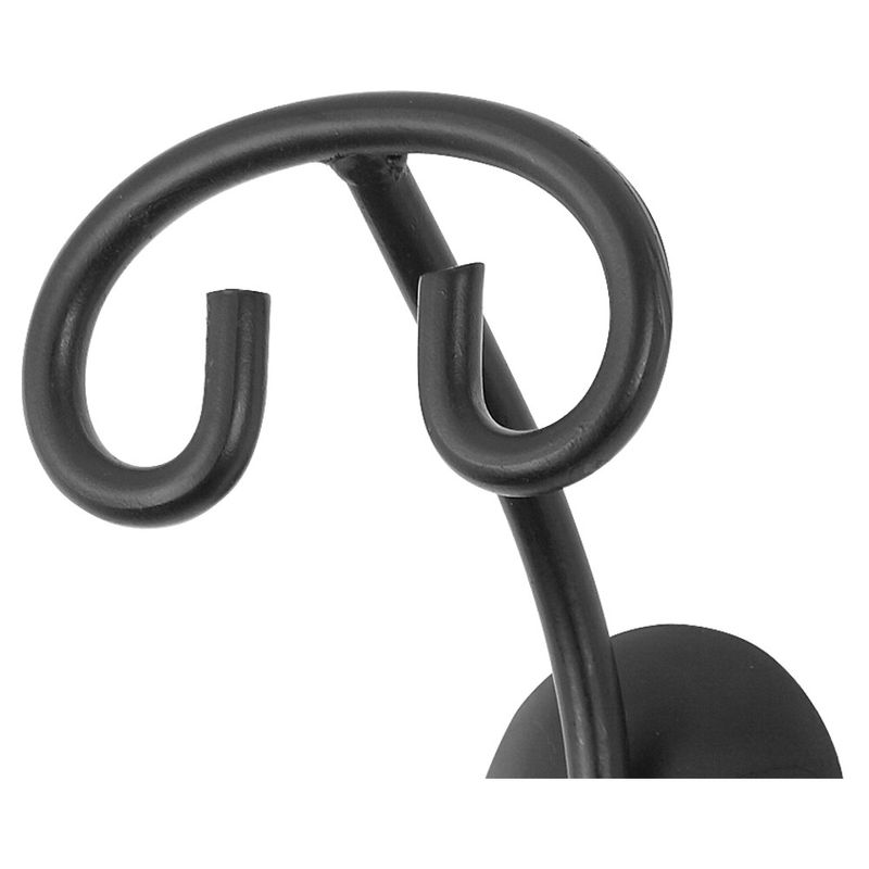 Casa si Gradina - Sanitare - Suporturi si accesorii baie - Accesorii baie - Agatatoare prosop Siena, metal lucrat manual, negru - Infinity.ro