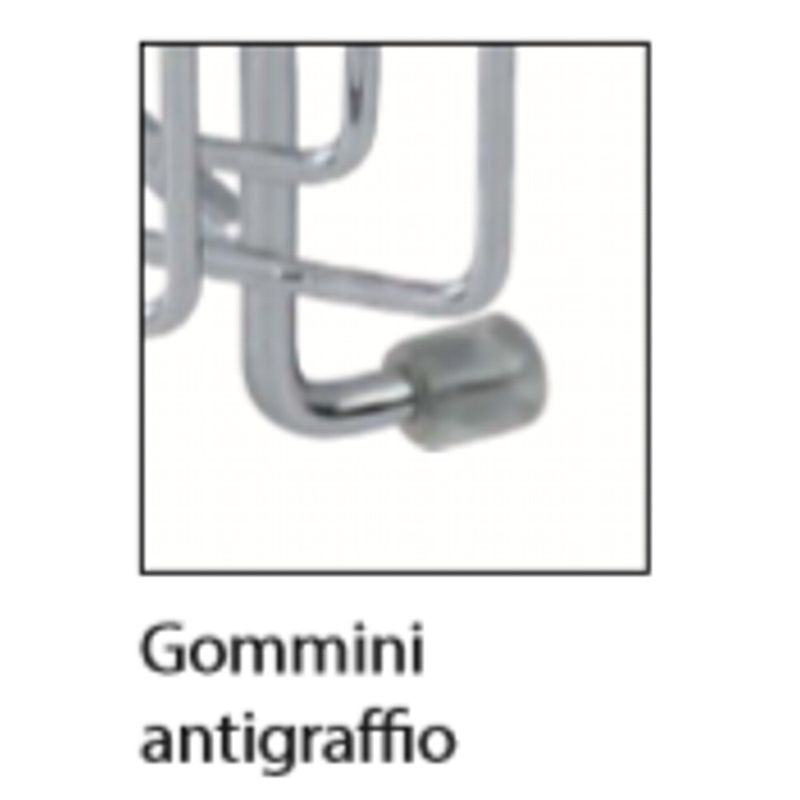 Casa si Gradina - Sanitare - Suporturi si accesorii baie - Suporturi baie - Etajera coltar baie Premium, otel cromat, 23x23x7,6 cm - Infinity.ro