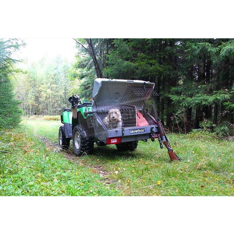 Auto si Moto - Piese auto si accesorii - Caroserie - Ornamente exterior auto - Cutie portbagaj pe carligul de remorcare Towbox V1 DOG Negru - Infinity.ro