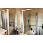 Casa si Gradina - Sanitare - Cazi si cabine de dus - Paravane si usi - Cabina cada Galassia180, usi armonice, material Pvc, 180x80cm - Infinity.ro