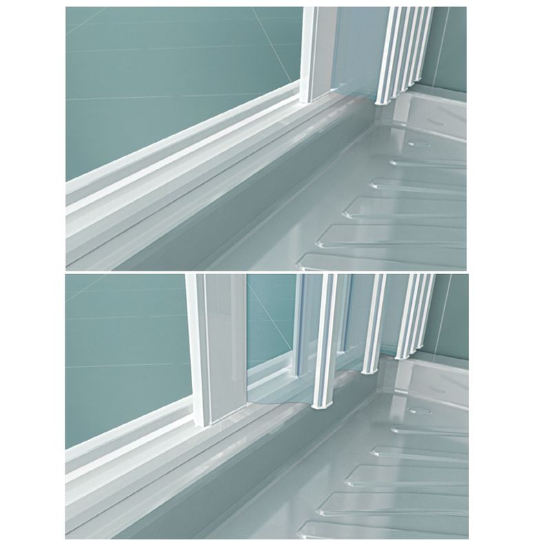 Casa si Gradina - Sanitare - Cazi si cabine de dus - Paravane si usi - Cabina cada Galassia180, usi armonice, material Pvc, 180x80cm - Infinity.ro