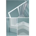 Casa si Gradina - Sanitare - Cazi si cabine de dus - Paravane si usi - Cabina cada Galassia180, usi armonice, material Pvc, 180x80cm - Infinity.ro