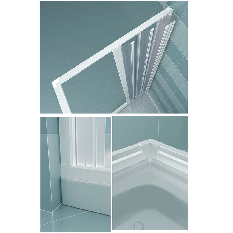 Casa si Gradina - Sanitare - Cazi si cabine de dus - Paravane si usi - Cabina cada Galassia180, usi armonice, material Pvc, 180x80cm - Infinity.ro