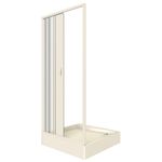 Casa si Gradina - Sanitare - Cazi si cabine de dus - Paravane si usi - Paravan dus Venere 120AL, usa armonica, fara cadita, material pvc, latime 120 cm - Infinity.ro