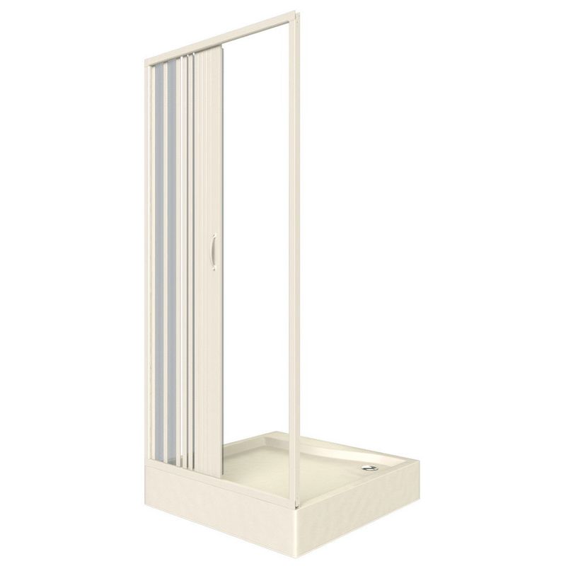 Casa si Gradina - Sanitare - Cazi si cabine de dus - Paravane si usi - Paravan dus Venere 120AL, usa armonica, fara cadita, material pvc, latime 120 cm - Infinity.ro