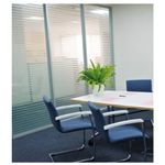 Casa si Gradina - Decoratiuni - Stickere decorative - Folie decorativa cu fixare electrostatica pentru ferestre si cabine de dus, cu dungi transparente, 45 X 200 cm - Infinity.ro