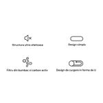 Petshop - Accesorii petshop - Castroane si adapatori - Dispenser apa automat, tip fantana pentru pisici, 1.5 L, alb - Infinity.ro
