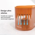 Petshop - Accesorii petshop - Castroane si adapatori - Dispenser apa automat, tip fantana pentru pisici, 1.5 L, alb - Infinity.ro