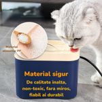 Petshop - Accesorii petshop - Castroane si adapatori - Dispenser apa automat, tip fantana de apa pentru pisici si catei, filtrare automata, silentioasa, 4 filtre, 1.5 L, roz - Infinity.ro