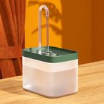 Petshop - Accesorii petshop - Castroane si adapatori - Dispenser apa automat, fantana apa pisici si catei, filtrare automata, silentioasa, 4 filtre, 1.5 L, verde/transparent - Infinity.ro