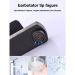 Casa si Gradina - Sanitare - Lavoar baie si accesorii - Baterii sanitare - Baterie baie, anticalcar, rezistenta la zgarieturi, barbotator economisire apa, fara stropire, cartus ceramic, negru mat - Infinity.ro