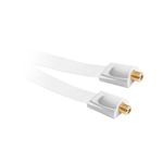TV, Audio-Video si Foto - Accesorii TV si audio - Cabluri si adaptoare audio - Cablu plat cu mufa F mama - F mama pentru trecere fereastra KPO3834F - Infinity.ro