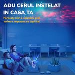 Casa si Gradina - Corpuri si surse de iluminat - Veioze si lampi - Lampi de veghe copii - Proiector de stele pentru copii Saharina, model astronaut cu chitara, reglare 360, Alb - Infinity.ro