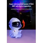 Casa si Gradina - Corpuri si surse de iluminat - Veioze si lampi - Lampi de veghe copii - Proiector de stele pentru copii Saharina, model astronaut cu chitara, reglare 360, Alb - Infinity.ro