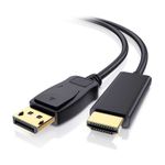 PC, gaming si accesorii - Retelistica - Cabluri si accesorii - Cablu DisplayPort tata - HDMI tata 10m 1080p aurit KPO-10023 Cabletech - Infinity.ro