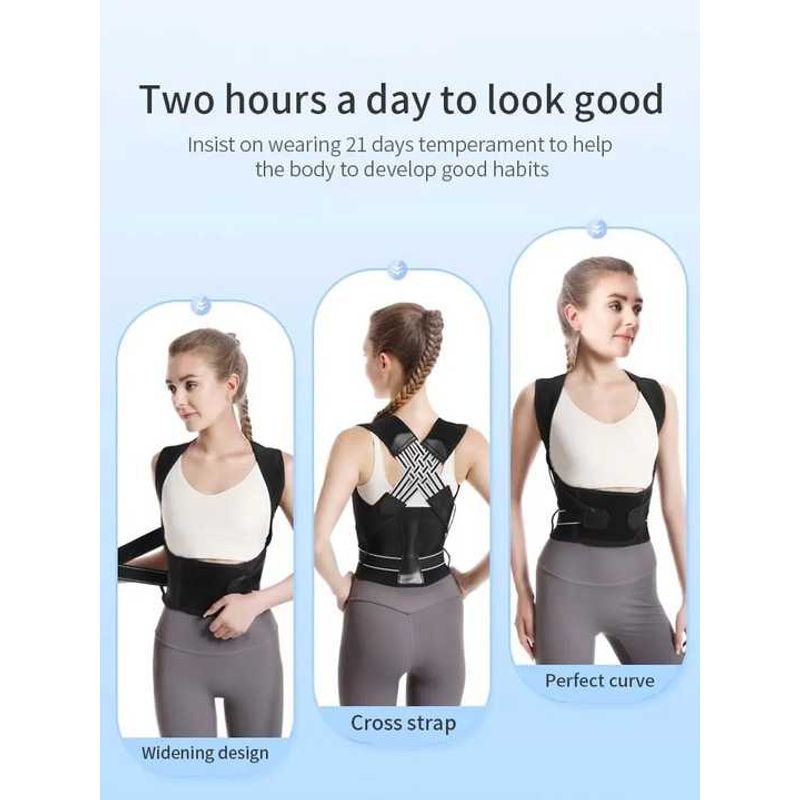 Ingrijire personala si Cosmetice - Sanatate si wellness - Aparate medicale - Suporturi ortopedice si orteze - Vesta pentru indreptarea si mentinerea dreapta a spatelui, corectarea posturii si a inaltimii, XXXL - Infinity.ro
