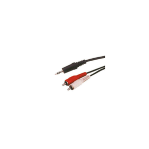 Cablu Jack stereo 3.5 mm la 2x RCA 15m Cabletech