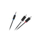 TV, Audio-Video si Foto - Accesorii TV si audio - Cabluri si adaptoare audio - Cablu Jack 3.5 mm la 2x RCA 3m Cabletech - Infinity.ro