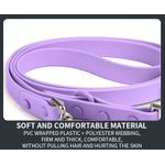 Petshop - Accesorii petshop - Zgarzi, lese si hamuri - Lese - Set 4 piese: zgarda, lesa, ham si dispenser pungi, rezistente la apa si murdarie, calitate premium, Lila, XS - Infinity.ro