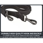 Petshop - Accesorii petshop - Zgarzi, lese si hamuri - Lese - Set 4 piese: zgarda, lesa, ham si dispenser pungi, rezistente la apa si murdarie, calitate premium, Negru, L - Infinity.ro