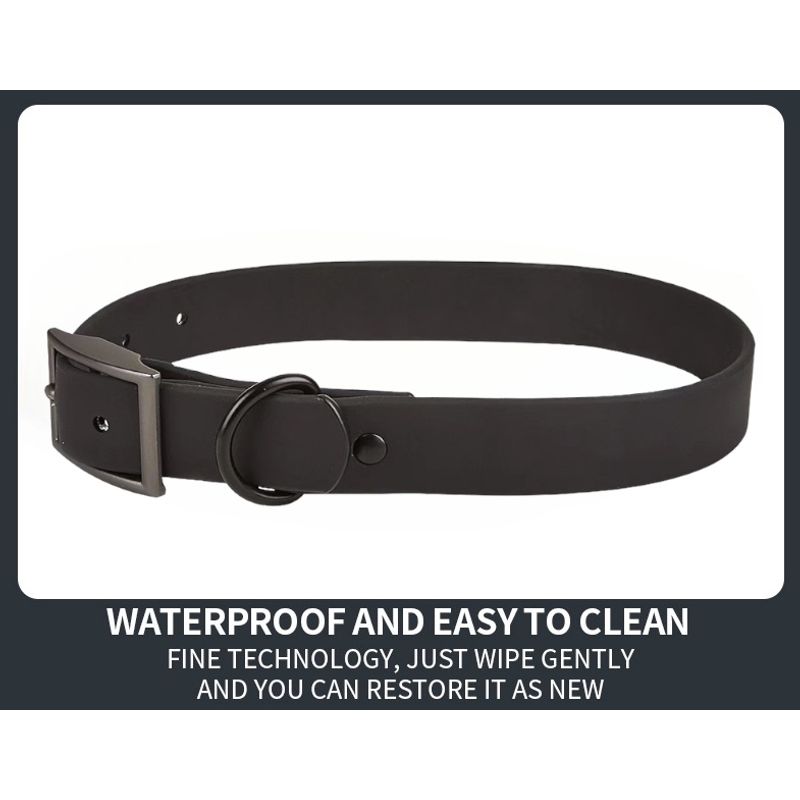 Petshop - Accesorii petshop - Zgarzi, lese si hamuri - Lese - Set 4 piese: zgarda, lesa, ham si dispenser pungi, rezistente la apa si murdarie, calitate premium, Negru, L - Infinity.ro