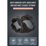 Petshop - Accesorii petshop - Zgarzi, lese si hamuri - Lese - Set 4 piese: zgarda, lesa, ham si dispenser pungi, rezistente la apa si murdarie, calitate premium, Negru, L - Infinity.ro