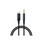 PC, gaming si accesorii - Retelistica - Cabluri si accesorii - Cablu USB TYPE C - Jack 3.5 mm 1m negru Choetech AUX006 - Infinity.ro