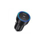 Laptop, Telefoane si Tablete - Telefoane mobile si accesorii - Accesorii Telefoane - Incarcatoare telefoane - Incarcator auto 2x USB Type C PD 3.0 36W Choetech C0054 - Infinity.ro