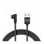 Laptop, Telefoane si Tablete - Telefoane mobile si accesorii - Accesorii Telefoane - Cabluri si adaptoare telefoane - Cablu de date Micro USB 2m 2A Gamer executie 90° negru Delight 55444M-BK - Infinity.ro