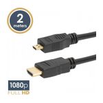 TV, Audio-Video si Foto - Accesorii TV si audio - Cabluri si adaptoare video - Cablu micro HDMI 2m conectoare placate cu aur delight - Infinity.ro