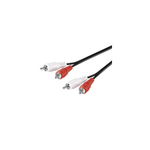 TV, Audio-Video si Foto - Accesorii TV si audio - Cabluri si adaptoare audio - Cablu 2x RCA 5m ecranat cupru Goobay - Infinity.ro