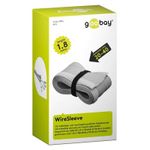 PC, gaming si accesorii - Retelistica - Cabluri si accesorii - Manson de cablu 1.8m textil flexibil 20-40mm gri Goobay - Infinity.ro