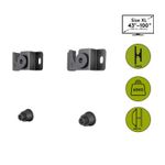 TV, Audio-Video si Foto - Accesorii TV si audio - Suporturi TV - Kit de montare suport de perete pentru TV ecran 37"-70" interfata de montare pana la 800 x 600 mm Goobay - Infinity.ro