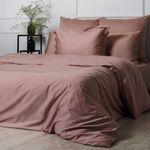 Casa si Gradina - Textile si covoare - Lenjerii de pat - Cearceafuri de pat - Cearceaf de pat Kotonia Home Hotel - 220x240 cm, 100% bumbac, Damasc DeLux Saten, ciocolata - Infinity.ro