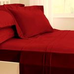 Casa si Gradina - Textile si covoare - Lenjerii de pat - Lenjerii copii - Lenjerie de pat Kotonia Home Hotel King Size, 100% bumbac, Damasc DeLux Saten, rosu - Infinity.ro