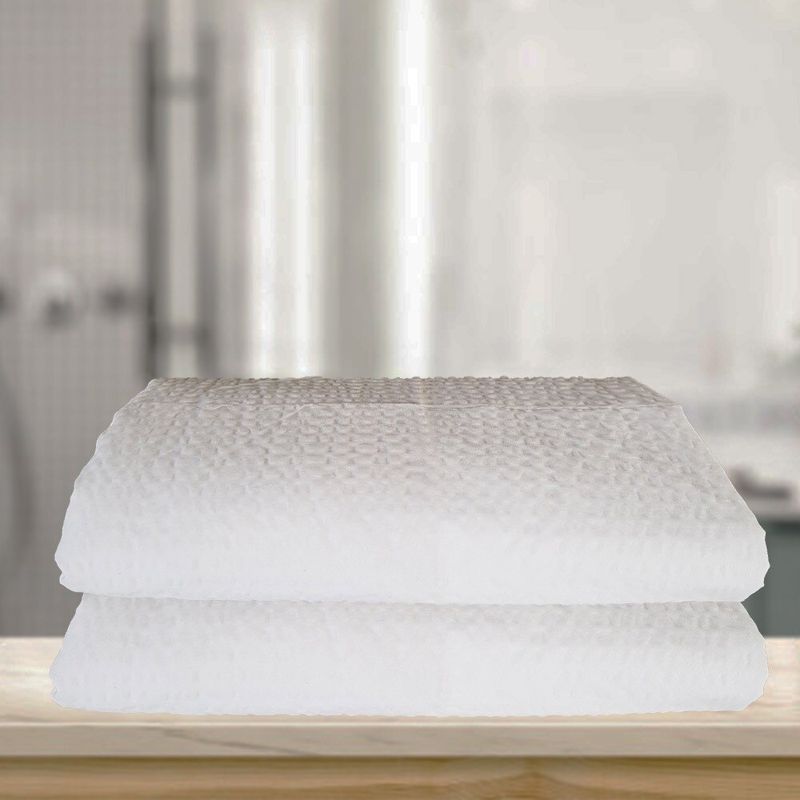 Casa si Gradina - Textile si covoare - Lenjerii de pat - Cearceafuri de pat - Cearsaf de pat Kotonia Home Hotel Ranforce Creponat, 100% bumbac, Alb, 240x260 cm - Infinity.ro