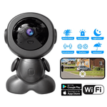 Casa si Gradina - Electrice - Smart Home - Camere de supraveghere - Camera de supraveghere tip robot MaGeCa Q01-H, WIFI, 3MP Full HD 1080P, Functie babymonitor, Control prin aplicatie, Gri - Infinity.ro